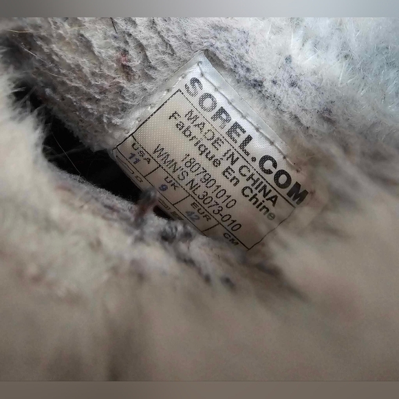 Sorel Fleece Lined Booties Size 10 - Picture 2 of 8